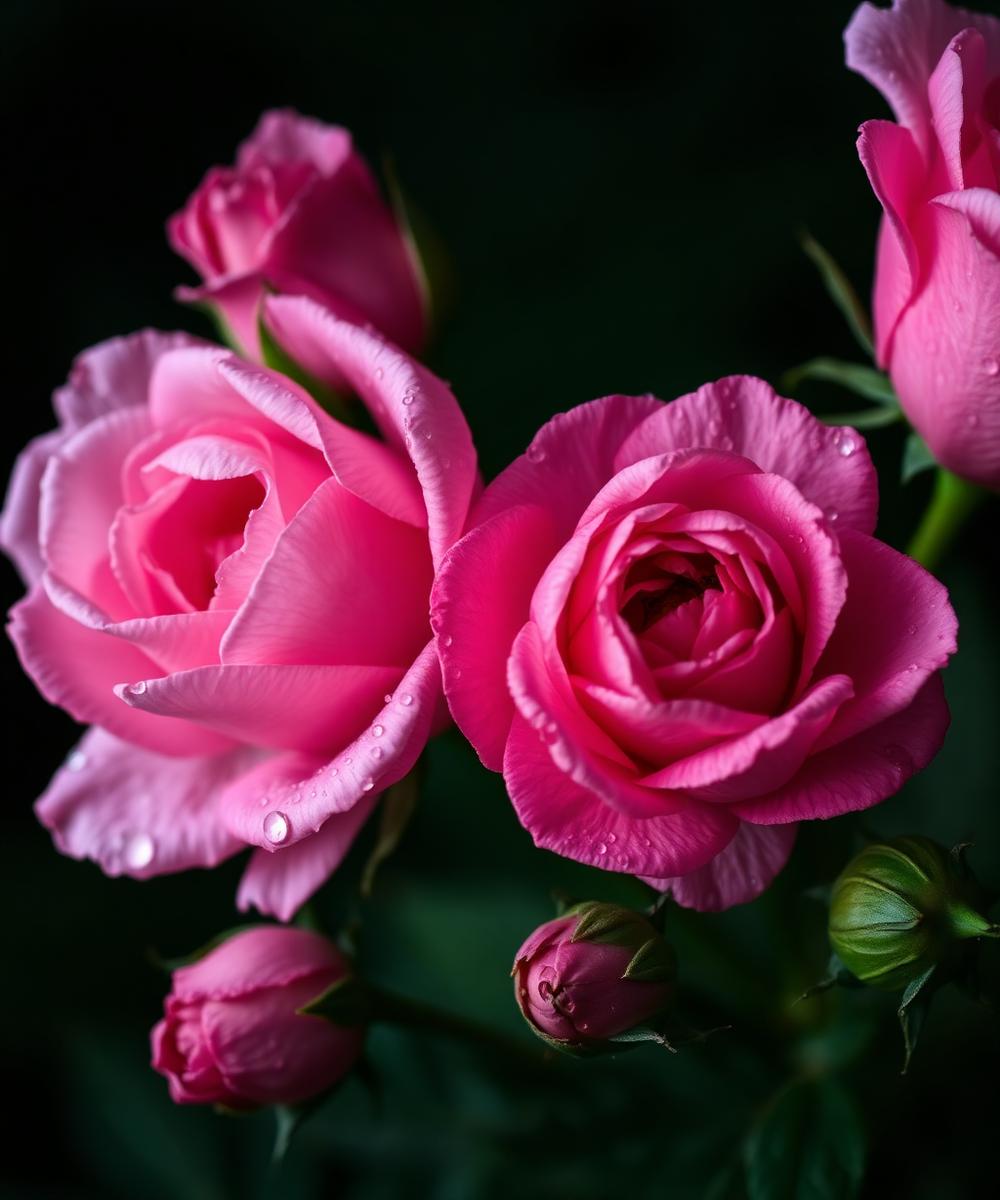 Pink roses
